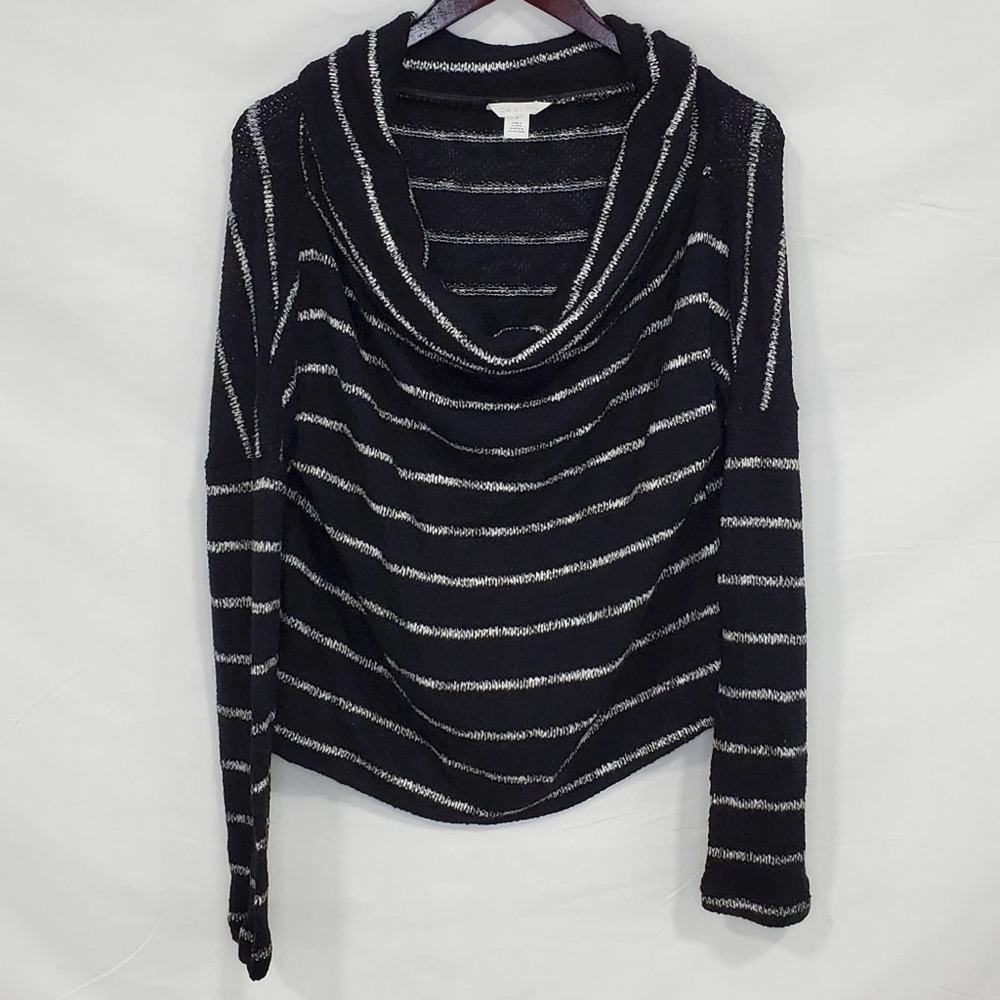 Caslon Oversized Long Sleeve Striped Sweater